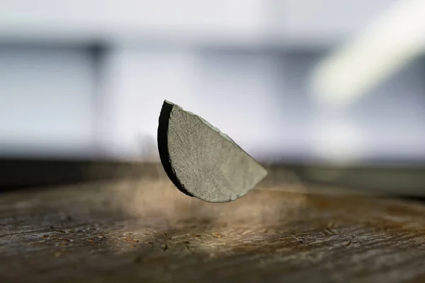 stock image LK-99 room-temperature levitating superconductor. High quality photo