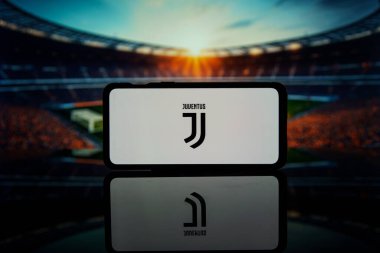 Kaunas, Lithuania - 2023 August 10: Italy football league Serie A team Turino Juventus. High quality photo clipart