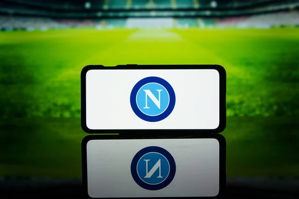 Kaunas Lithuani 2023 Août Ligue Italienne Football Serie Team Napoli — Photo