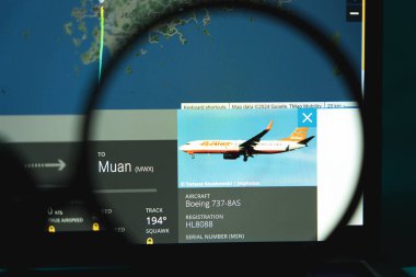 Jeju Havayolları 2216 sefer sayılı Muan Havaalanı 'ndaki uçak kazası Flightradar24 uygulamasında gösterildi. 29 Aralık 2024