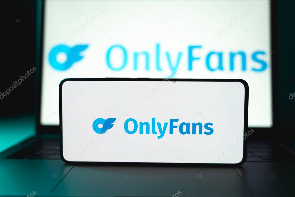 Onlyfans adult content creators website logo and website displayed on smartphone screen . December 29, 2024