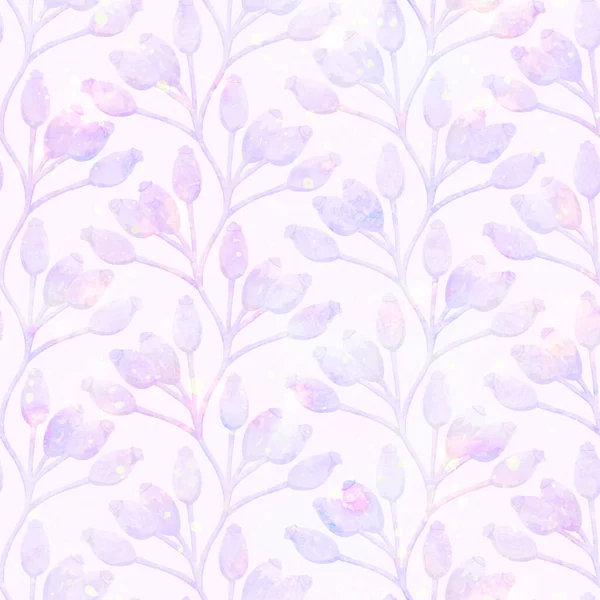 Heller Rasterhintergrund Mit Floralem Ornament Nahtloses Muster Design Für Verpackungen — Stockfoto