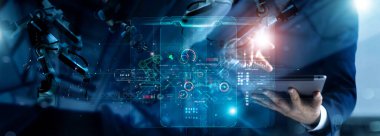  Endüstri 4.0, yapay zeka teknolojisinin ve yazılımın gelişimi, endüstriyel iş akışlarını daha hızlı ve daha doğru hale getirdi. Bu gelecek endüstrisinde bir devrim ve tamamen yeni bir çağa giriyor..