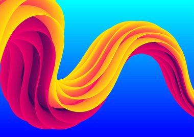 Akışkan Renk Çizimi. Soyut arkaplan. Eps10 vektörü.