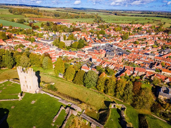 A view of Helmsley,  a market town and civil parish in the Ryedale district of North Yorkshire, England, UK