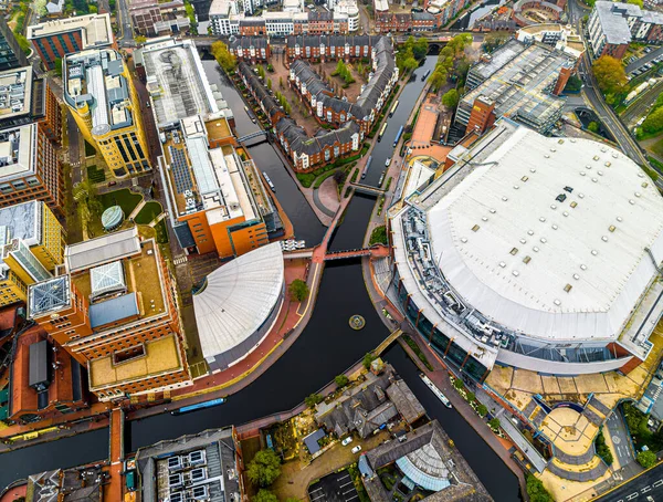 Vista Aérea Birmingham Uma Grande Cidade Região West Midlands Inglaterra — Fotografia de Stock
