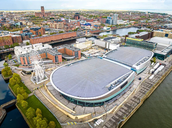 Waterfront Liverpool Arena England — Stock Photo, Image