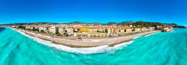 Aerial View Nice Nice Capital Alpes Maritimes Department French Riviera — Stock Photo, Image