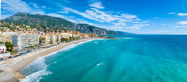 Utsikt Över Menton Stad Franska Rivieran Sydöstra Frankrike Känd För — Stockfoto