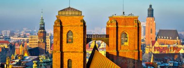 Wroclaw 'ın kışın havadan görünüşü, Polonya ve AB