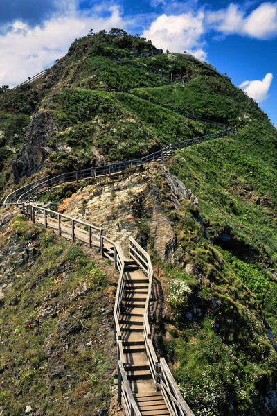 stock image Fucio do Porco viewpoint in Galicia