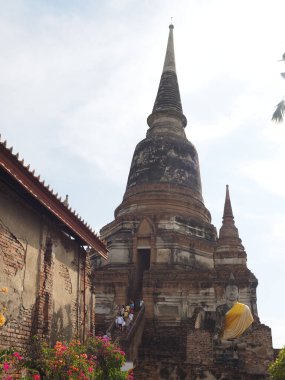 old buildings of ayutthaya thailand