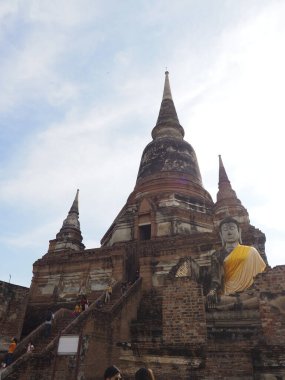 old buildings of ayutthaya thailand