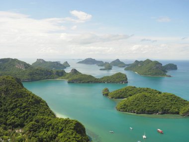 Yazın tropik Tayland kıyıları