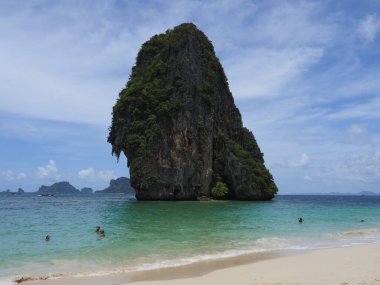 Yazın tropik Tayland kıyıları