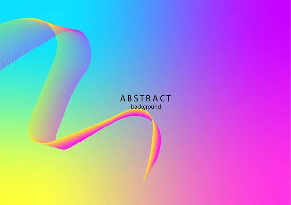 Abstrait Ondulé Fond Coloré Dégradé — Image vectorielle