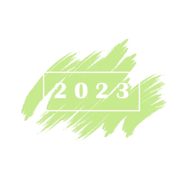 Happy New Year 2023 Celebration Poster Design — Stock Vector