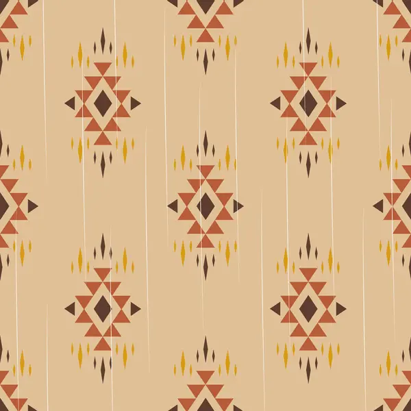 Etnik, pürüzsüz bir model. Kumaş üzerine nakış. Kabile süsü. Soyut renkli kumaş geometrik desenli dikişsiz çiçek rengi doğulu. Kusursuz desen. Kumaş için tasarım. arkaplan 