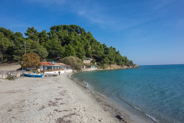 Possidi Grécia Outubro 2022 Possidi Uma Vila Grega Com Praias — Fotografia de Stock