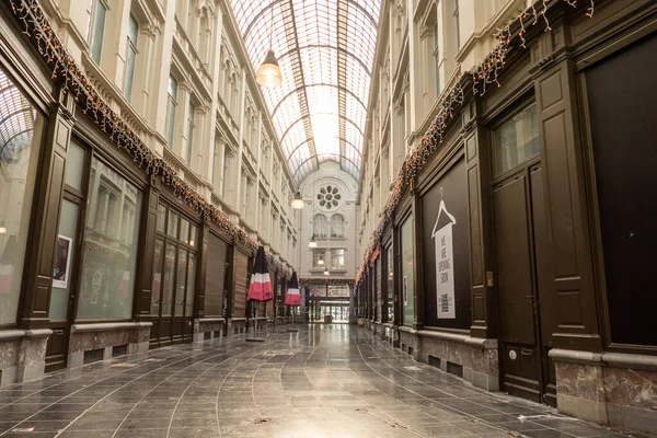 stock image Charleroi, Belgium, November 11, 2022. The Passage de la Bourse is a covered gallery in the city of Charleroi.