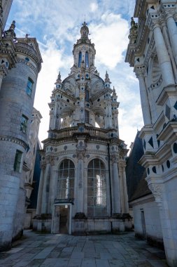 Chambord, France, February 25, 2023. The Chateau de Chambord is the largest chateau in the Loire Valley.