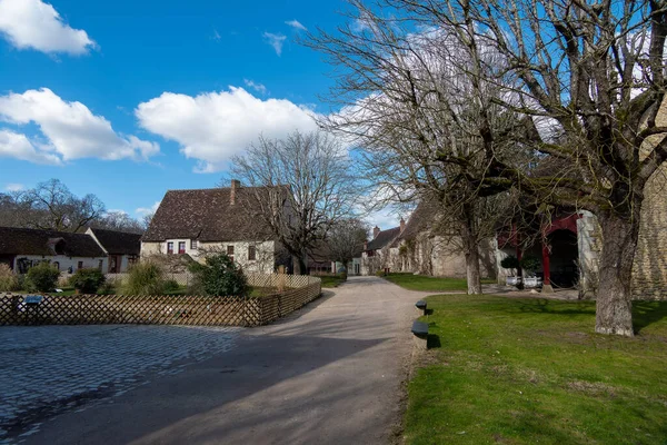 Chenonceau Fransa. 26 Şubat 2023. Chenonceau Şatosu Loire boyunca yer almaktadır.