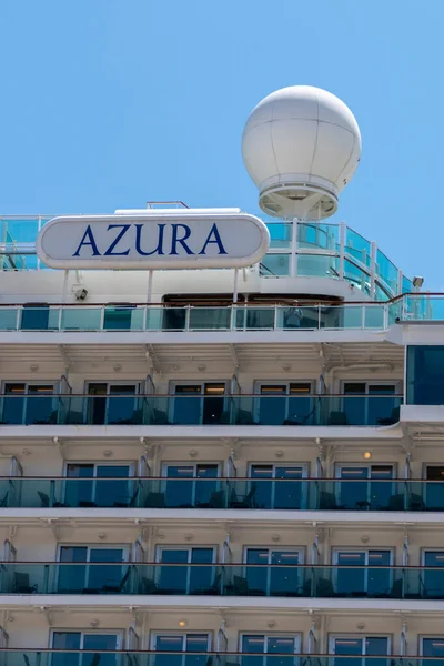 2023年5月4日 马耳他瓦莱塔 Azura号游轮在马耳他港 — 图库照片