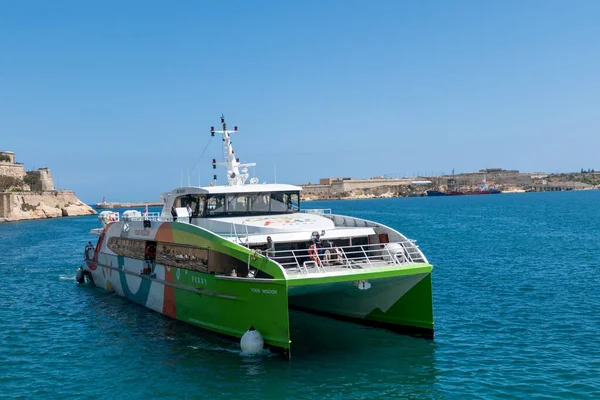 Valeta Malta Mayo 2023 Gozo Fast Ferry Aguas Valeta —  Fotos de Stock