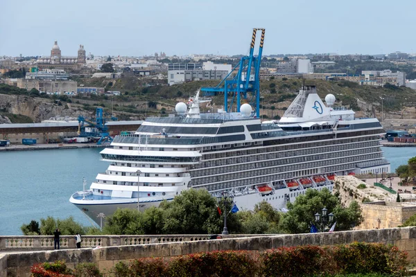 Valeta Malta Abril 2023 Oceanía Cruceros Crucero Puerto —  Fotos de Stock