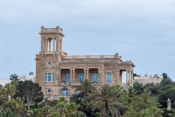 San Giljan Malta Kwietnia 2023 Palazzo Villa Rosa Luksusowy Hotel — Zdjęcie stockowe