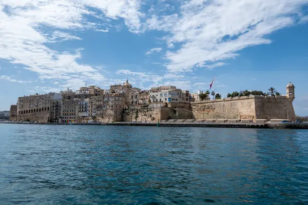 Valletta Malta May 2023 Grand Harbor Seen Upper Barakka Public — Stock Photo, Image