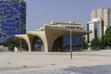 Doha, Katar, 31 Ekim 2023. Al Şark metro istasyonu, Ulusal Müze