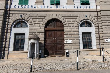 La Spezia, İtalya, 29 Temmuz 2023. Abruzzo Dükü 'nün kışlası.