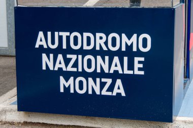 Monza, İtalya, 1 Ağustos 2023. Italie, Monza, Monza pistine giriş.
