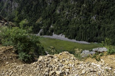 Durmitor, Karadağ, 7 Ağustos 2024. Durmitor Ulusal Park manzarası.