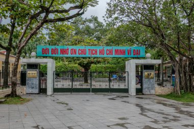 Hanoi, Vietnam, 21 Ekim 2024. Ho Chi Minh Müzesi, Vietnamlı devrimci liderin yaşamına ve mirasına adanmış bir müzedir.