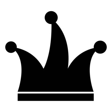 Joker hat icon. Vector illustration isolated on white background