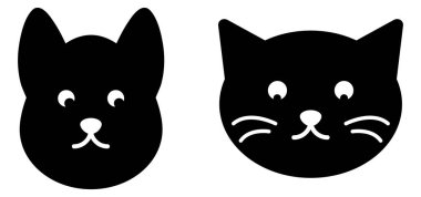 Kedi ve köpek kafası simgesi