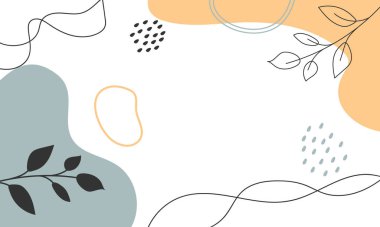 El çizimi soyut arkaplan