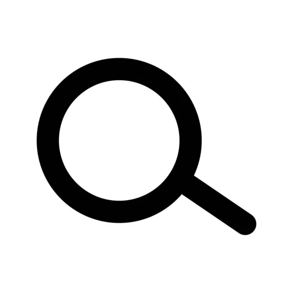 Magnifying Glass Icon Vector Illustration Isolated White Background — 스톡 벡터