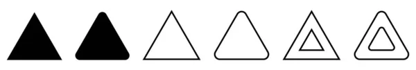 Σύνολο Εικονιδίων Τριγώνου — Διανυσματικό Αρχείο