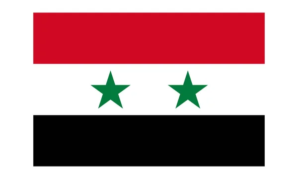 Σημαία Συρίας Εικονογράφηση Διανύσματος — Διανυσματικό Αρχείο