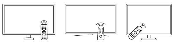 Телевизор Пульт Дистанционного Управления — стоковый вектор