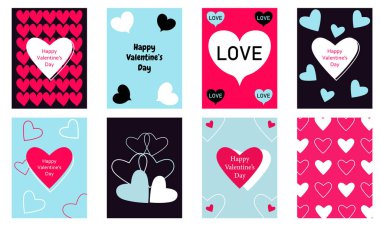 Sevgililer Gününüz kutlu olsun dikey pankartlar