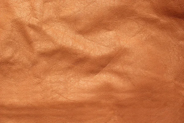 Orange Braune Lederoberfläche — Stockfoto