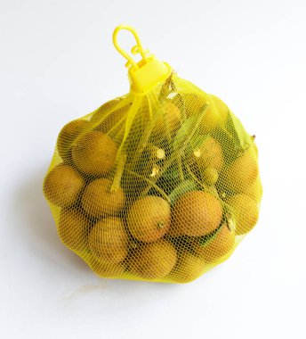 Longan izole edilmiş arka plan, tropik tatlı meyve