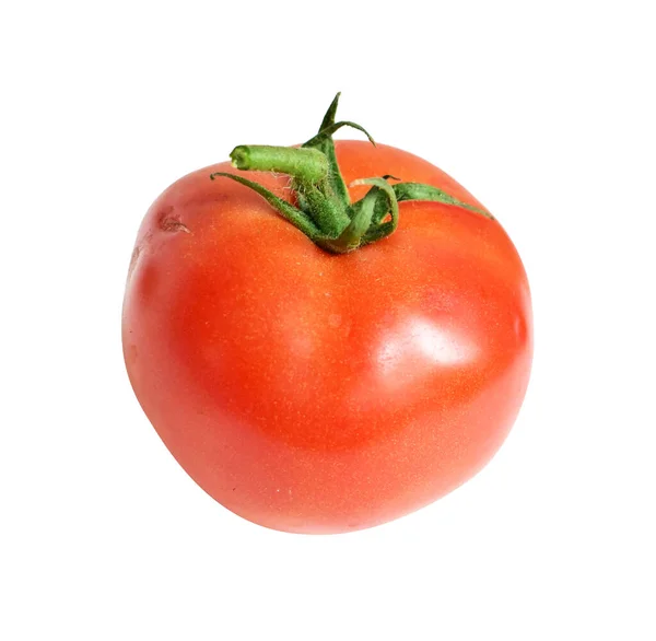 Tomates Isolados Com Caminho Recorte Sem Sombra Fundo Branco Tomates — Fotografia de Stock
