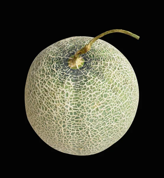 Melon Melonowy Owoce Japońskie Izolowane Ścieżką Wycinania Bez Cienia Czarnym — Zdjęcie stockowe
