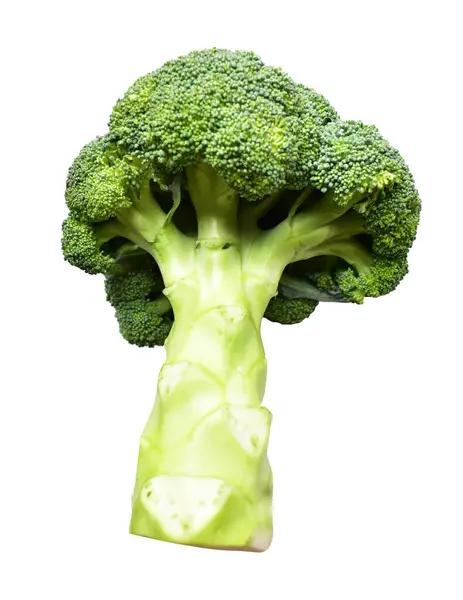Broccoli Cavolfiore Isolato Con Percorso Ritaglio Insfondo Bianco Senza Ombra — Foto Stock