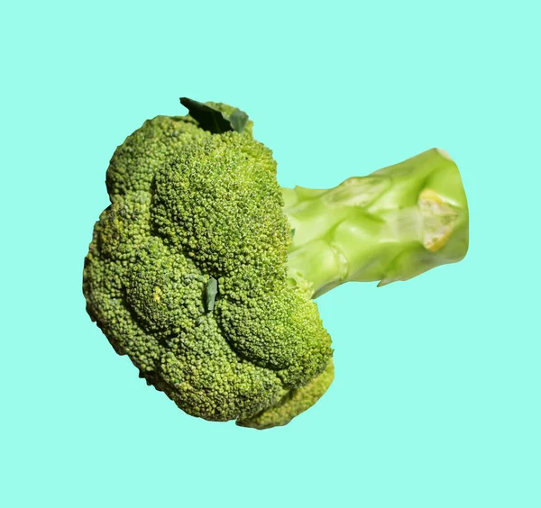 Broccoli Bloemkool Geïsoleerd Met Clipping Pad Inmint Achtergrond Geen Schaduw — Stockfoto